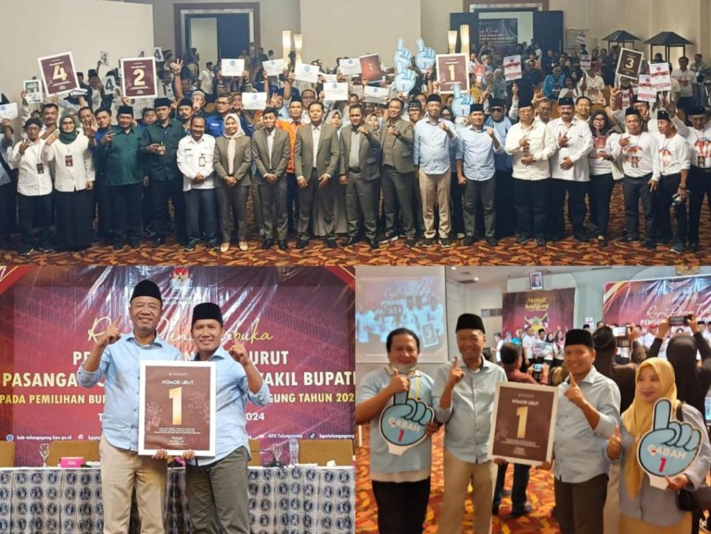 KPU Gelar Rapat Pleno Terbuka, Paslon GABAH Mendapat Undian Nomor Urut&nbsp;1